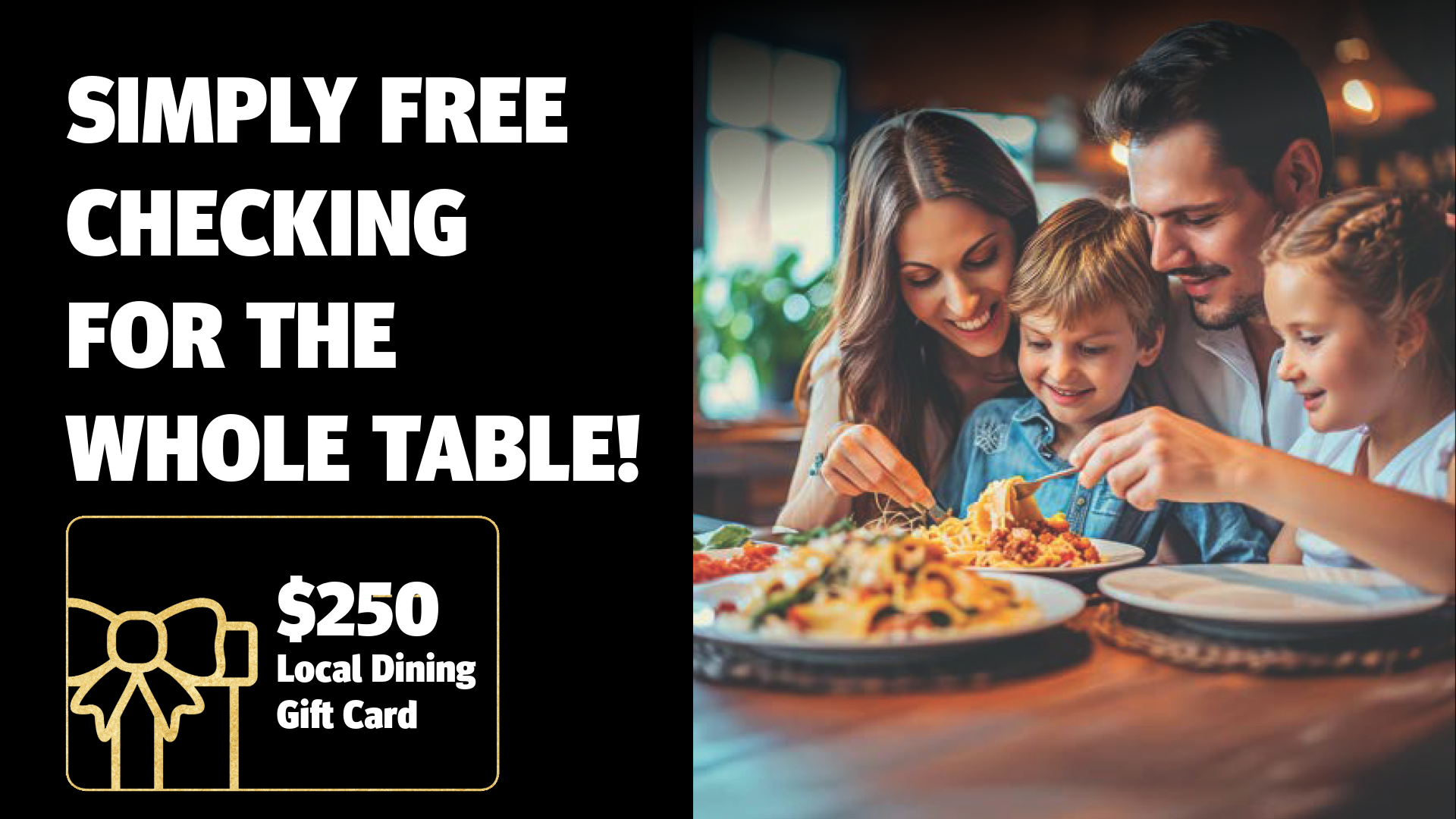 $250 Local Dining Gift Card